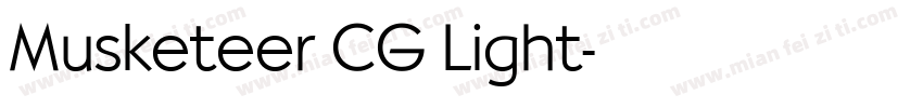Musketeer CG Light字体转换